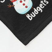 12 Days Of Accountant Christmas Accounting Major M Fleece Deken (Hoek)