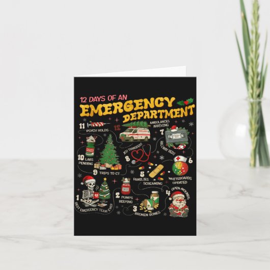 12 Days Of An Emergency Department, Er Nurse Chris Kaart (Voorkant)
