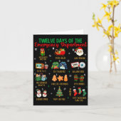 12 Days Of An Emergency Department Er Nurse Christ Kaart (Gele Bloem)