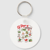 12 Days Of Chiropractic Christmas Chiropractor  Sleutelhanger (Voorkant)
