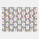 12 Days of Christmas Cool Retro Personalized Inpakpapier Vel (Voorkant)