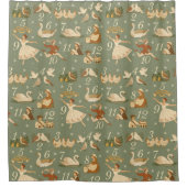 12 Days Of Christmas  Douchegordijn (Voorkant)