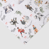 12 Days of Christmas Holiday Tissuepapier (Detail)