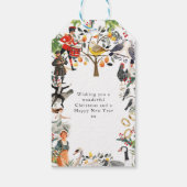 12 Days of Christmas Photo Cadeaulabel (Achterkant)