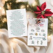 12 Days of Christmas Songteksten Foto Feestdagenkaart