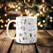 12 Days of Christmas Vintage Koffiemok