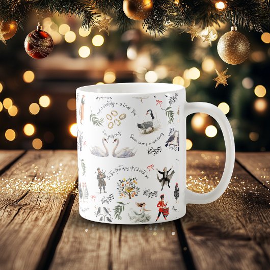 12 Days of Christmas Vintage Koffiemok