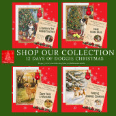 12 Days Of Doggie Christmas Day 1 Feestdagenkaart