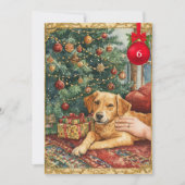 12 Days Of Doggie Christmas Day 6 Feestdagenkaart (Voorkant)