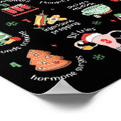 12 Days Of Fertility Ivf Nurse Christmas Ob Gyn Tr Poster (Hoek)