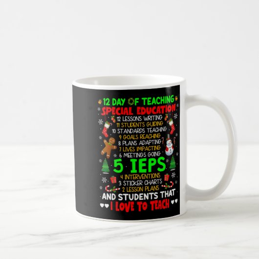 12 Days Of Teaching Special Education Ieps Sped Te Koffiemok (Rechts)