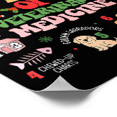 12 Days Of Veterinary Medicine Funny Christmas Vet Poster (Hoek)