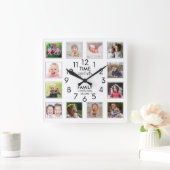 12 de Tijd van het Malplaatje van de Foto met het  Vierkante Klok (Huis)