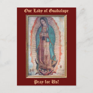 12 december   Onze dame van Guadalupe Briefkaart