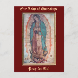 12 december   Onze dame van Guadalupe Briefkaart