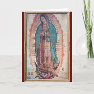 12 december   Onze dame van Guadalupe Kaart