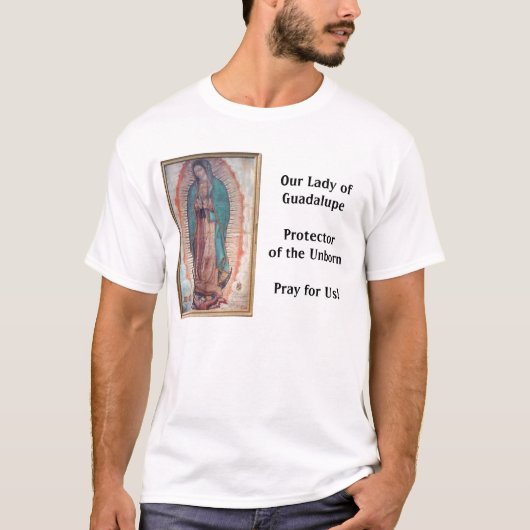 12 december   Onze dame van Guadalupe T-shirt (Voorkant)