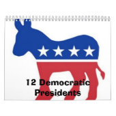 12 Democratische Presidenten Calender Kalender (Hoes)