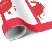 12 Dieren van de Chinese dierentuin Cadeaupapier (Rol Hoek)