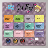 12 DOELEN IN 12 MAANDEN UITDAGING POSTER (Voorkant)