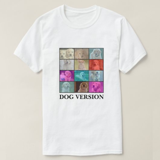 12 Dog Photo Shirt | Hond versie tour (Design voorkant)