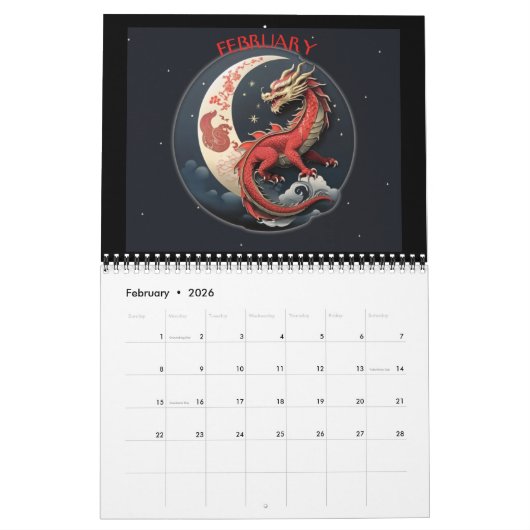 12 DRAGON's Kalender (Feb 2026)