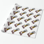 12 Eagle Aztec Day Sign Cadeaupapier (Uitgerold)