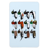 12 Eenden Magneet (Verticaal)