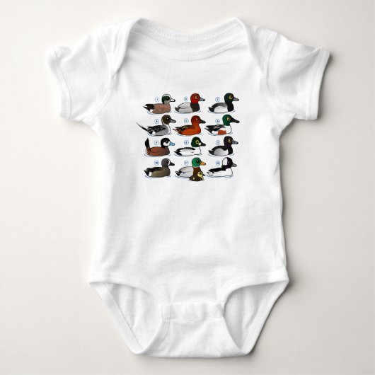 12 Eenden met sleutel T-shirt (Voorkant)