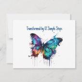 12 eenvoudige stappen bedankkaart (Voorkant)