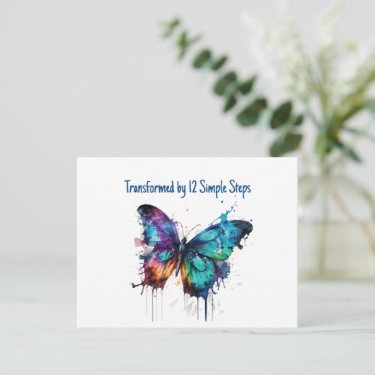 12 eenvoudige stappen bedankkaart (Staand voorkant)