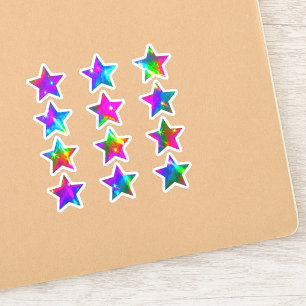 + 12 Esthetische Kleuren Kleurrijke Holografisch Sticker