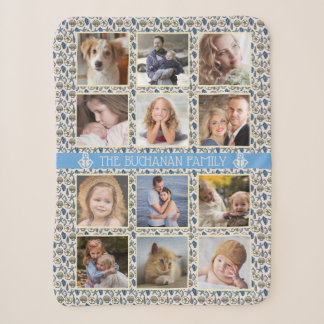 12 Familie foto-inkuilboxen voor foto's in handpal Sherpa Deken