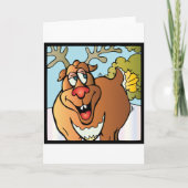 12 Farts of Christmas Reindeer Feestdagen Kaart (Voorkant)