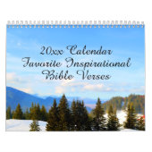 12 Favoriete Inspirerende Bijbelversen Christelijk Kalender (Hoes)