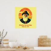 12 feb. Charles Darwin Day Poster (Keuken)