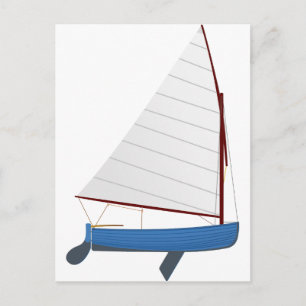 12 Foot Sailing Dinghy Briefkaart