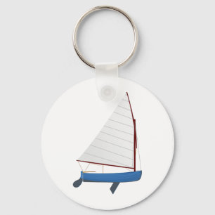 12 Foot Sailing Dinghy Sleutelhanger