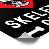 12 Foot Skeleton Club Giant Skelly Gles Valentine' Poster (Hoek)
