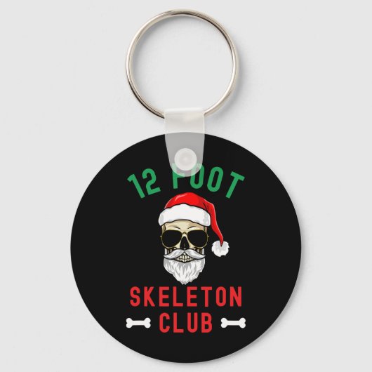 12 Foot Skeleton Club Giant Skelly Halloween Sleutelhanger (Voorkant)