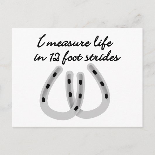 12 Foot Strides Briefkaart (Voorkant)