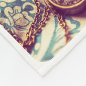 12 Foto Blanket Sjabloon Grid Witte Lijst Zacht Fleece Deken (Hoek)