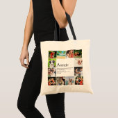 12 Foto Collage Best tante, tante Definition Tote Bag (Voorkant (product))
