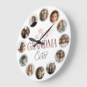12 Foto Collage Beste Oma Ooit Grote Klok (Hoek)