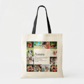 12 Foto Collage Beste Tante, Tante Definitie Tote Bag (Voorkant)
