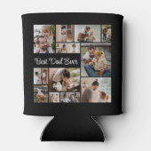 12 Foto Collage Beste vader ooit Blikjeskoeler (Achterkant)