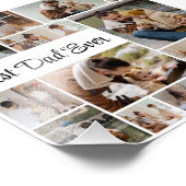 12 Foto Collage Beste vader ooit Foto Uitbreiding Afdruk (Hoek)