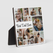 12 Foto Collage Beste vader ooit Fotoplaat (Voorkant)