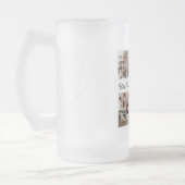 12 Foto Collage Beste vader ooit Matglas Bierpul (Links)