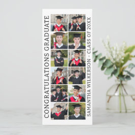 12 Foto Collage Gefeliciteerd Afstuderen Kaart
